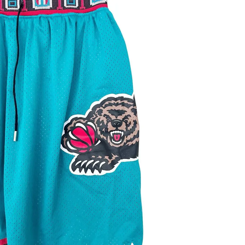 Vintage 1995-96 NBA Vancouver Grizzlies Basketball Shorts Sz M